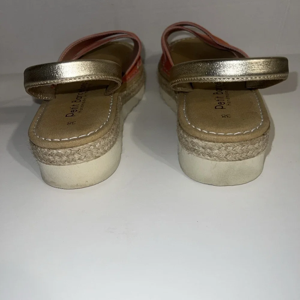Boho Cocktail Party Summer Vacation Platform Heel Petit Barcelona 7.5